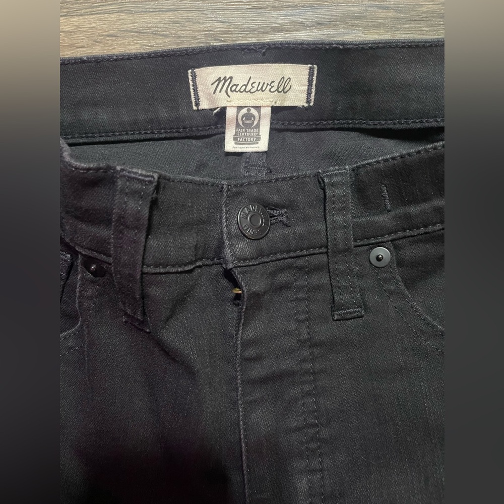 Madewell skinny flare black jeans size 28 - Picture 4 of 5